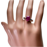 11号 ルビー（カボションカット） 2.63ct ダイヤモンド 0.045ct リング・指輪 Pt900プラチナ 6.3g レディース
【中古】【真子質店】【NN】




【YxMo】
