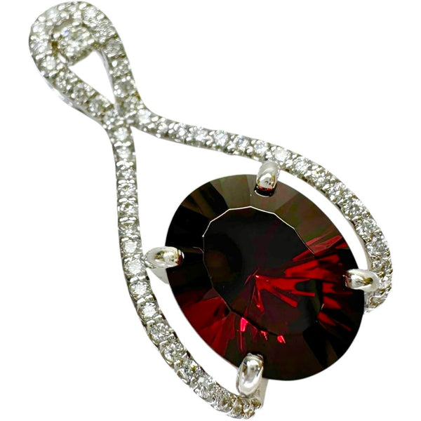 オーバルミックスカット ガーネット 4.59ct ダイヤモンド 0.27ct ペンダントトップ K18WGホワイトゴールド 18金 3.4g レディース
【中古】【真子質店】【NN】




【DMiD】