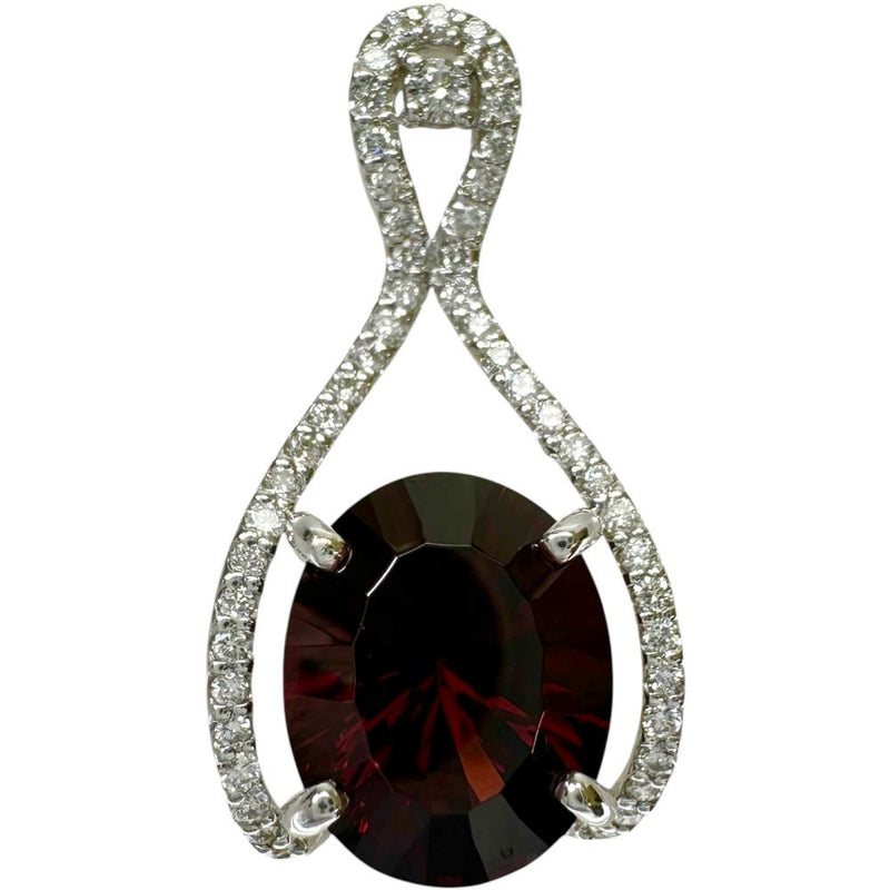 オーバルミックスカット ガーネット 4.59ct ダイヤモンド 0.27ct ペンダントトップ K18WGホワイトゴールド 18金 3.4g レディース
【中古】【真子質店】【NN】




【DMiD】