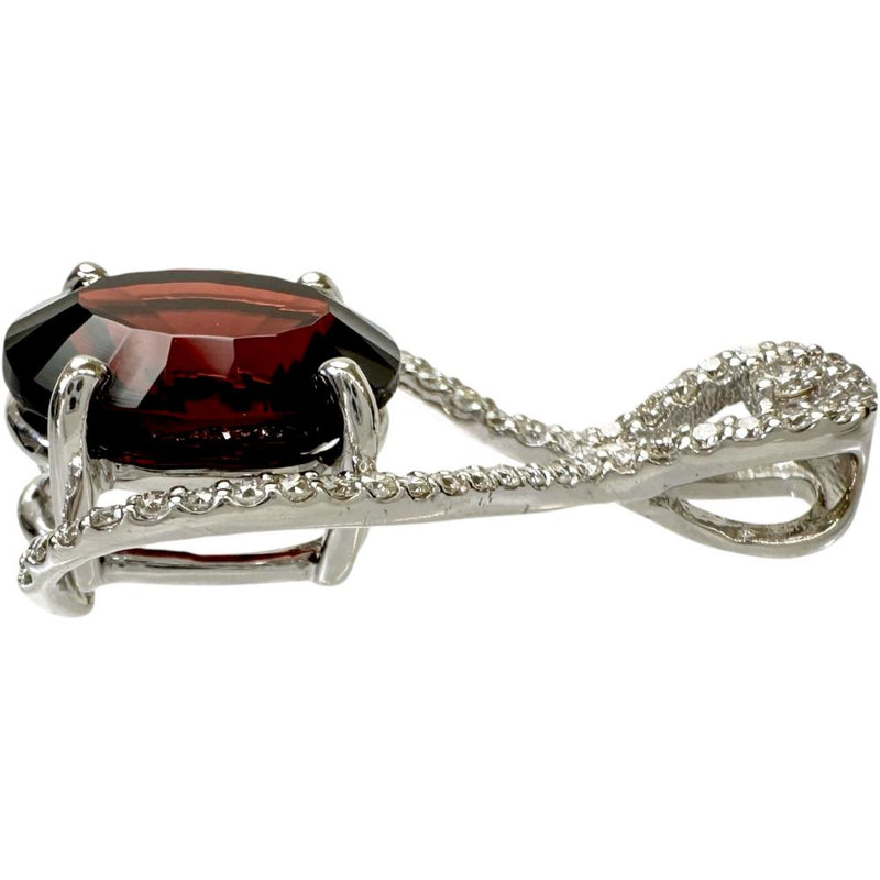 オーバルミックスカット ガーネット 4.59ct ダイヤモンド 0.27ct ペンダントトップ K18WGホワイトゴールド 18金 3.4g レディース
【中古】【真子質店】【NN】




【DMiD】
