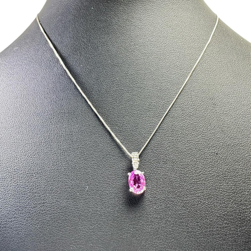 ピンクサファイア 1.373ct ダイヤモンド 0.13ct ネックレス Pt900プラチナ/Pt850プラチナ 3.3g 45cm レディース
【中古】【真子質店】【NN】




【YIY】