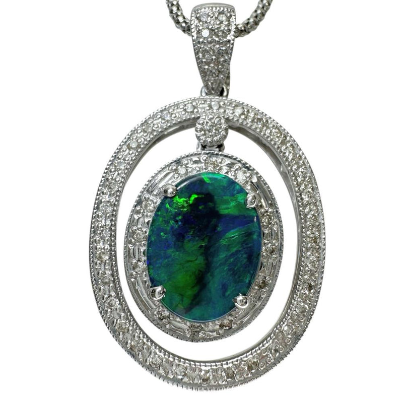 ブラックオパール 1.50ct ダイヤモンド 0.40ct ネックレス K18WGホワイトゴールド 18金 9.6g 50cm レディース
【中古】【真子質店】【NN】




【IMoSMo】