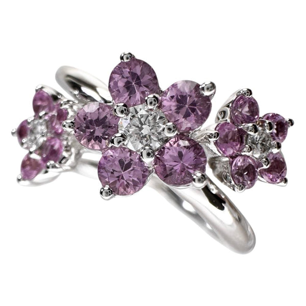 12号 花/フラワーモチーフ ピンクサファイア 1.10ct ダイヤモンド 0.16ct リング・指輪 K18WGホワイトゴールド 18金 7.9g レディース
【中古】【真子質店】【NN】




【Sxx】