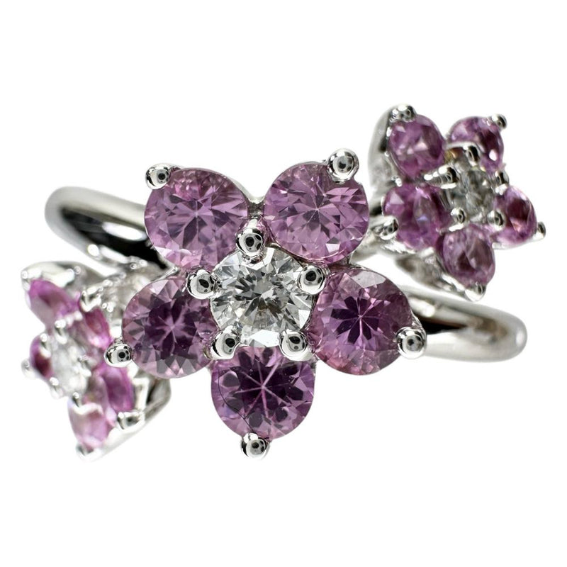 12号 花/フラワーモチーフ ピンクサファイア 1.10ct ダイヤモンド 0.16ct リング・指輪 K18WGホワイトゴールド 18金 7.9g レディース
【中古】【真子質店】【NN】




【Sxx】