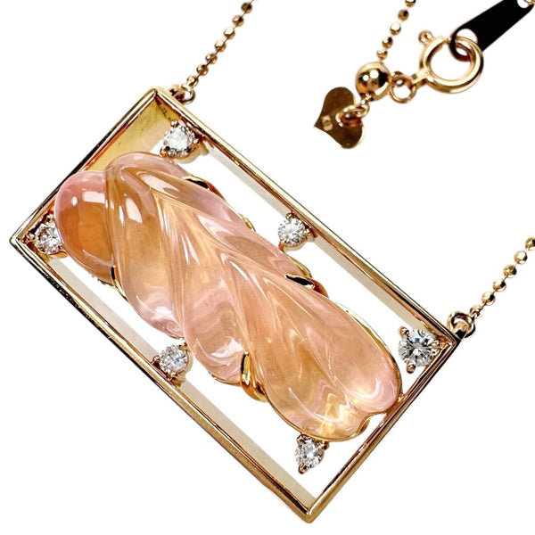 ローズクォーツ 16.9ct ダイヤモンド 0.224ct ネックレス K18PGピンクゴールド 18金 14.2g 41cm レディース
【中古】【真子質店】【NN】




【ITKx】