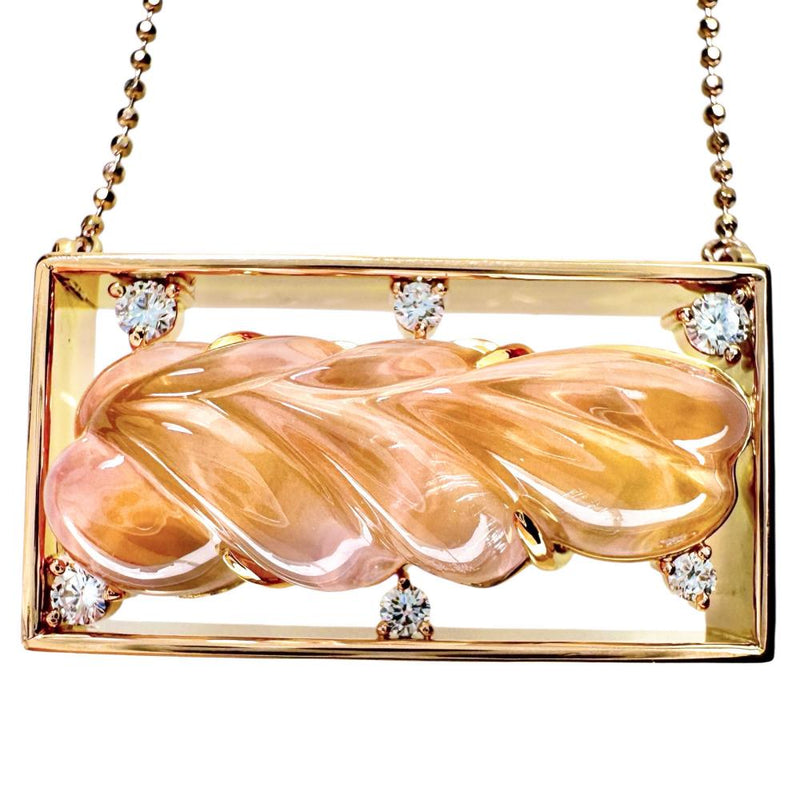 ローズクォーツ 16.9ct ダイヤモンド 0.224ct ネックレス K18PGピンクゴールド 18金 14.2g 41cm レディース
【中古】【真子質店】【NN】




【ITKx】