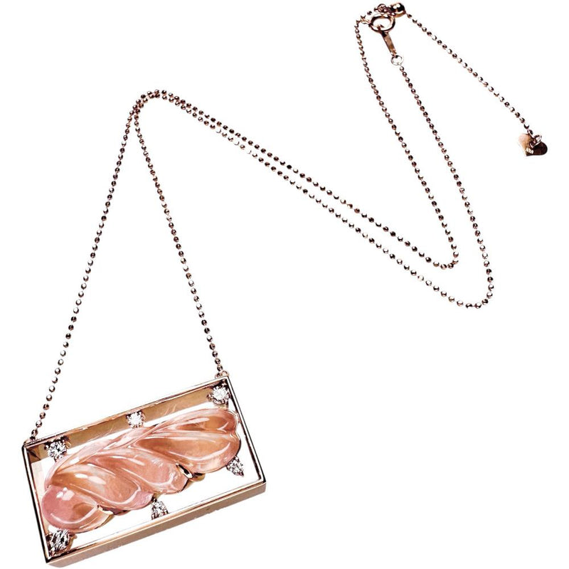 ローズクォーツ 16.9ct ダイヤモンド 0.224ct ネックレス K18PGピンクゴールド 18金 14.2g 41cm レディース
【中古】【真子質店】【NN】




【ITKx】