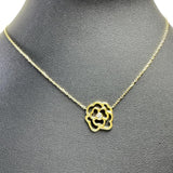 フラワーモチーフ　薔薇モチーフ ダイヤモンド 0.124ct ネックレス K18ゴールド 18金 3.2g 38cm レディース
【中古】【真子質店】【NN】




【MaMix】