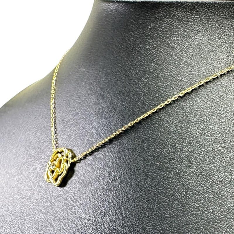 フラワーモチーフ　薔薇モチーフ ダイヤモンド 0.124ct ネックレス K18ゴールド 18金 3.2g 38cm レディース
【中古】【真子質店】【NN】




【MaMix】