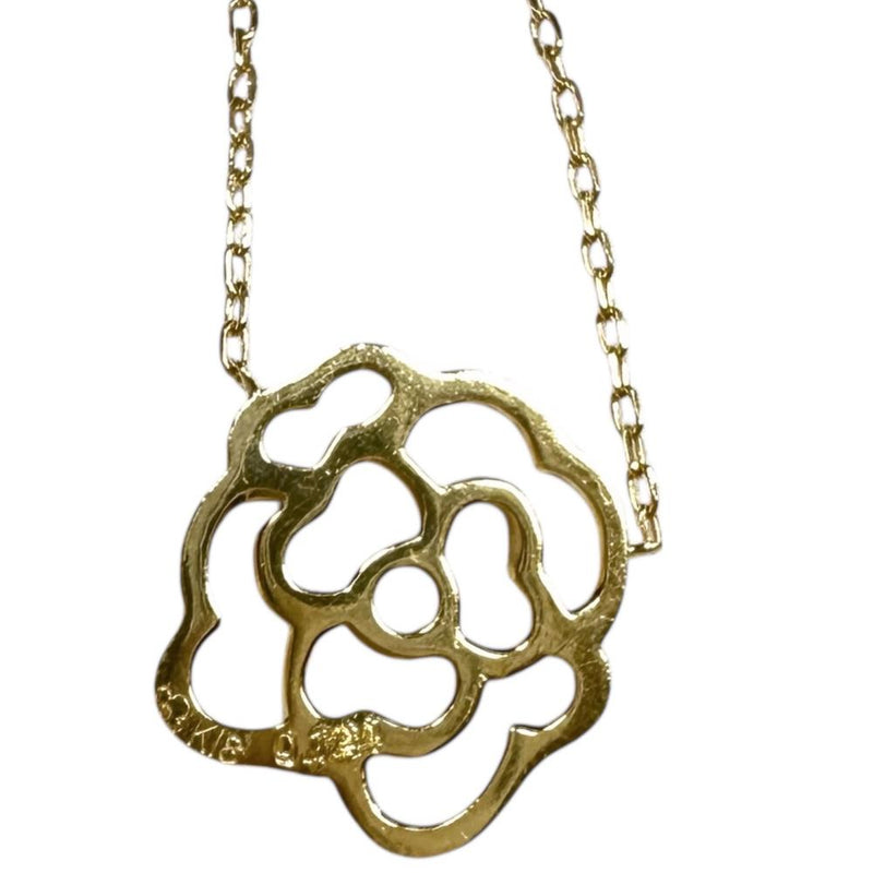 フラワーモチーフ　薔薇モチーフ ダイヤモンド 0.124ct ネックレス K18ゴールド 18金 3.2g 38cm レディース
【中古】【真子質店】【NN】




【MaMix】