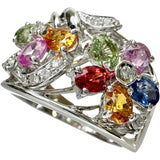 14.5号 フラワーモチーフ マルチサファイア 2.08ct ダイヤモンド 0.17ct リング・指輪 K18WGホワイトゴールド 18金 8.1g レディース
【中古】【真子質店】【NN】




【IITT】