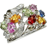 14.5号 フラワーモチーフ マルチサファイア 2.08ct ダイヤモンド 0.17ct リング・指輪 K18WGホワイトゴールド 18金 8.1g レディース
【中古】【真子質店】【NN】




【IITT】