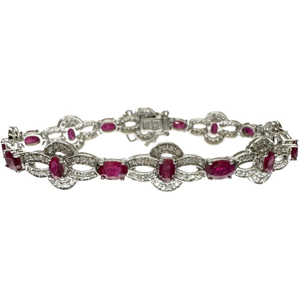 ルビー 6.00ct ダイヤモンド 1.45ct ブレスレット K18WGホワイトゴールド 18金 17.8g 16cm レディース
【中古】【真子質店】【NN】




【MaIMaMo】