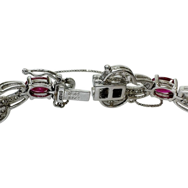 ルビー 6.00ct ダイヤモンド 1.45ct ブレスレット K18WGホワイトゴールド 18金 17.8g 16cm レディース
【中古】【真子質店】【NN】




【MaIMaMo】