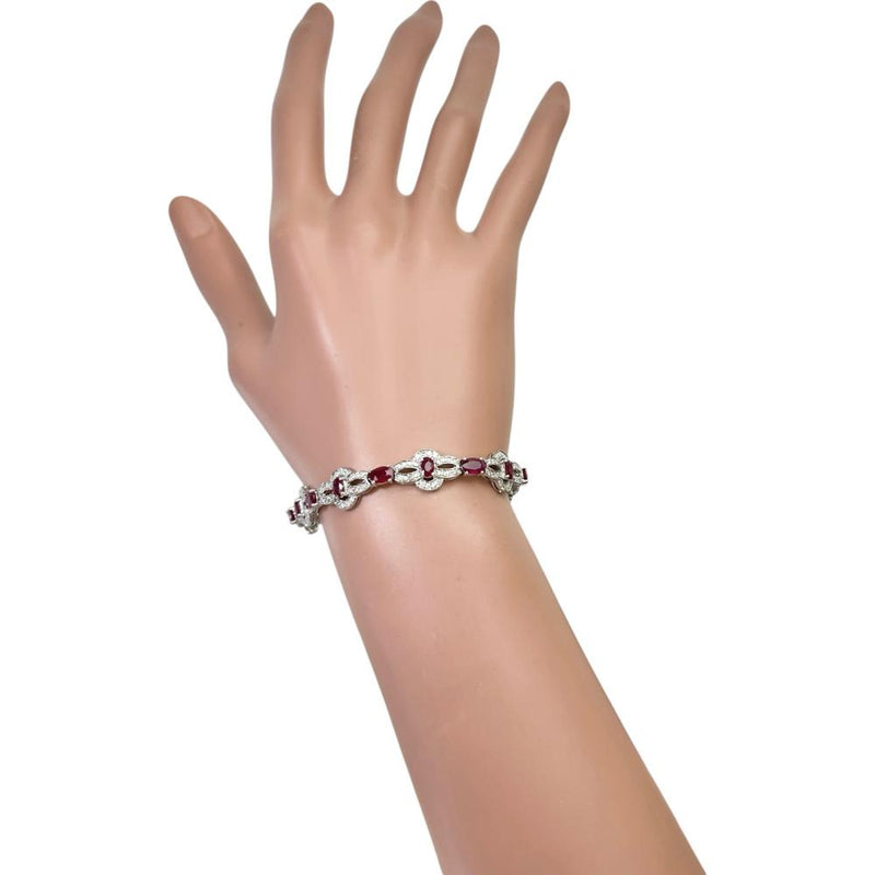 ルビー 6.00ct ダイヤモンド 1.45ct ブレスレット K18WGホワイトゴールド 18金 17.8g 16cm レディース
【中古】【真子質店】【NN】




【MaIMaMo】