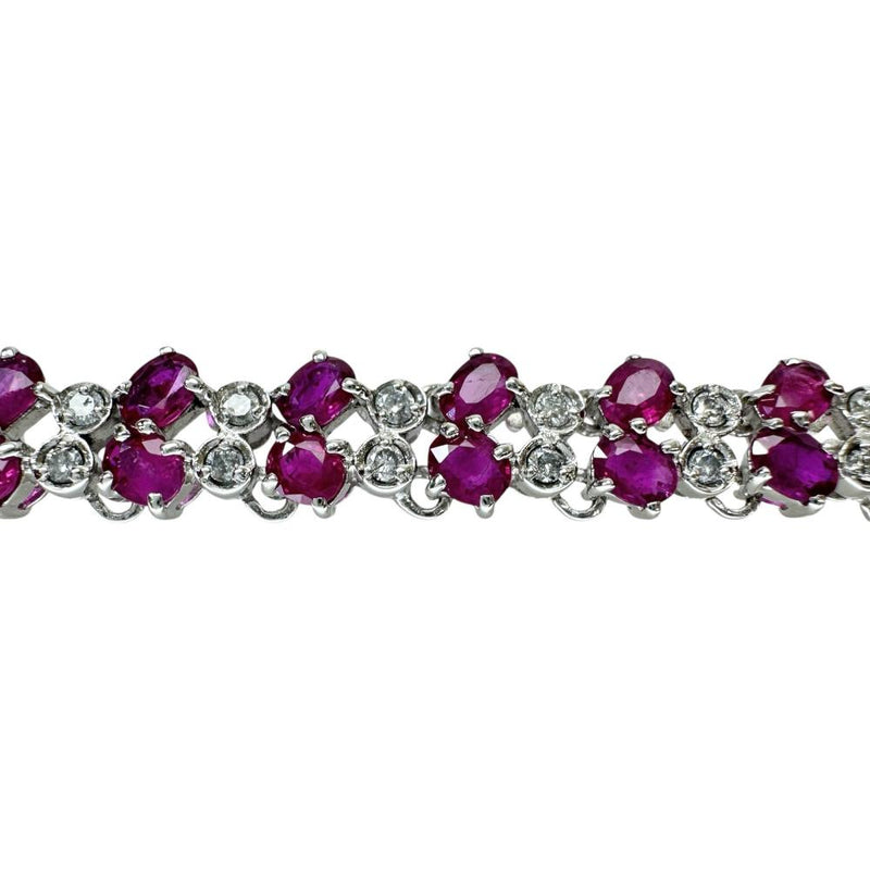 ルビー 8.75ct ダイヤモンド 1.00ct ブレスレット K18WGホワイトゴールド 18金 19.3g 17.5cm レディース
【中古】【真子質店】【NN】




【TKMox】