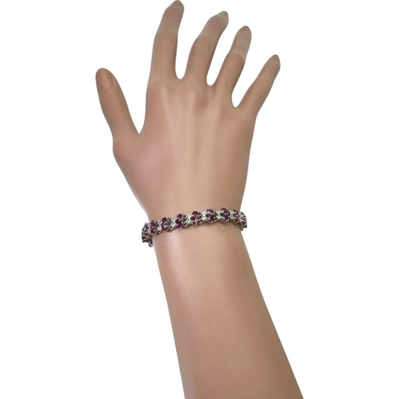 ルビー 8.75ct ダイヤモンド 1.00ct ブレスレット K18WGホワイトゴールド 18金 19.3g 17.5cm レディース
【中古】【真子質店】【NN】




【TKMox】