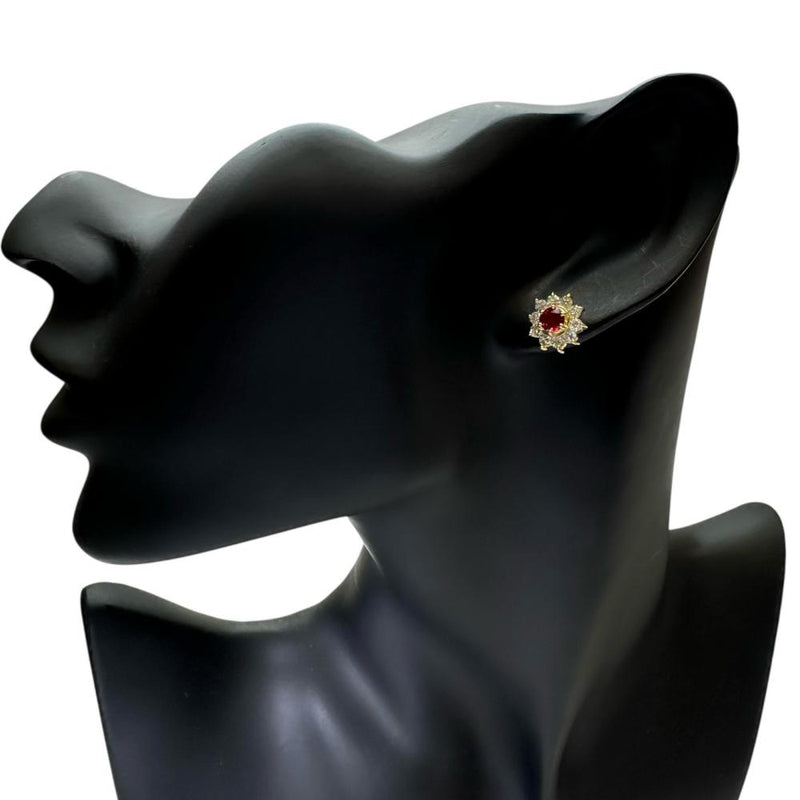 フラワーモチーフ ルビー 0.464×2ct ダイヤモンド 0.285×2ct ピアス K18ゴールド 18金 3.2g レディース
【中古】【真子質店】【NN】




【KDMi】
