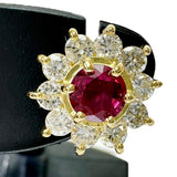 フラワーモチーフ ルビー 0.464×2ct ダイヤモンド 0.285×2ct ピアス K18ゴールド 18金 3.2g レディース
【中古】【真子質店】【NN】




【KDMi】
