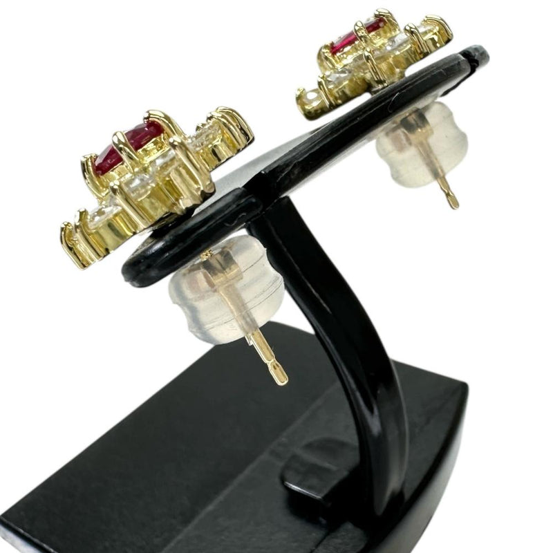 フラワーモチーフ ルビー 0.464×2ct ダイヤモンド 0.285×2ct ピアス K18ゴールド 18金 3.2g レディース
【中古】【真子質店】【NN】




【KDMi】