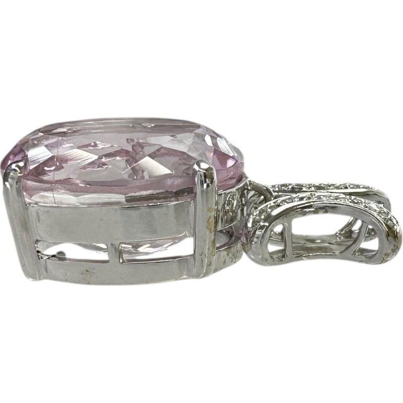 クンツァイト 16.49ct ダイヤモンド 0.05ct ペンダントトップ K18WGホワイトゴールド 18金 8.1g レディース
【中古】【真子質店】【NN】




【MiTMo】