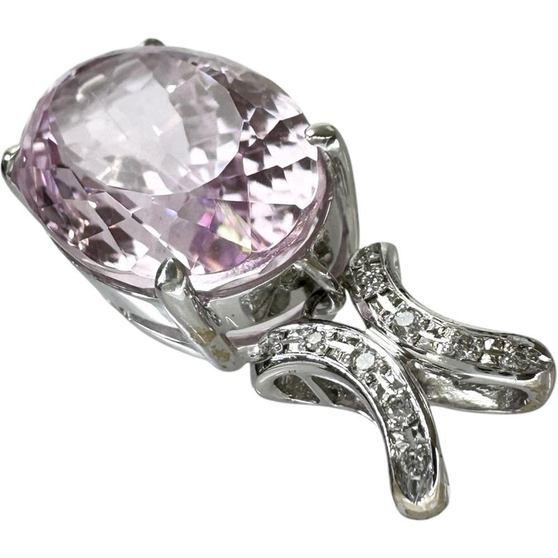 クンツァイト 16.49ct ダイヤモンド 0.05ct ペンダントトップ K18WGホワイトゴールド 18金 8.1g レディース
【中古】【真子質店】【NN】




【MiTMo】