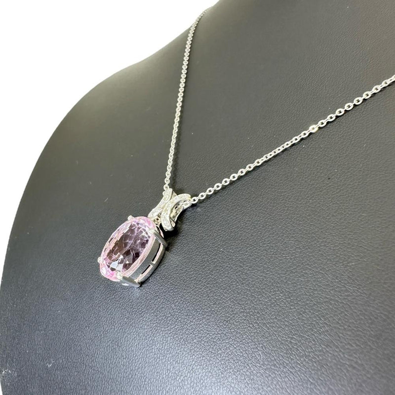 クンツァイト 16.49ct ダイヤモンド 0.05ct ペンダントトップ K18WGホワイトゴールド 18金 8.1g レディース
【中古】【真子質店】【NN】




【MiTMo】