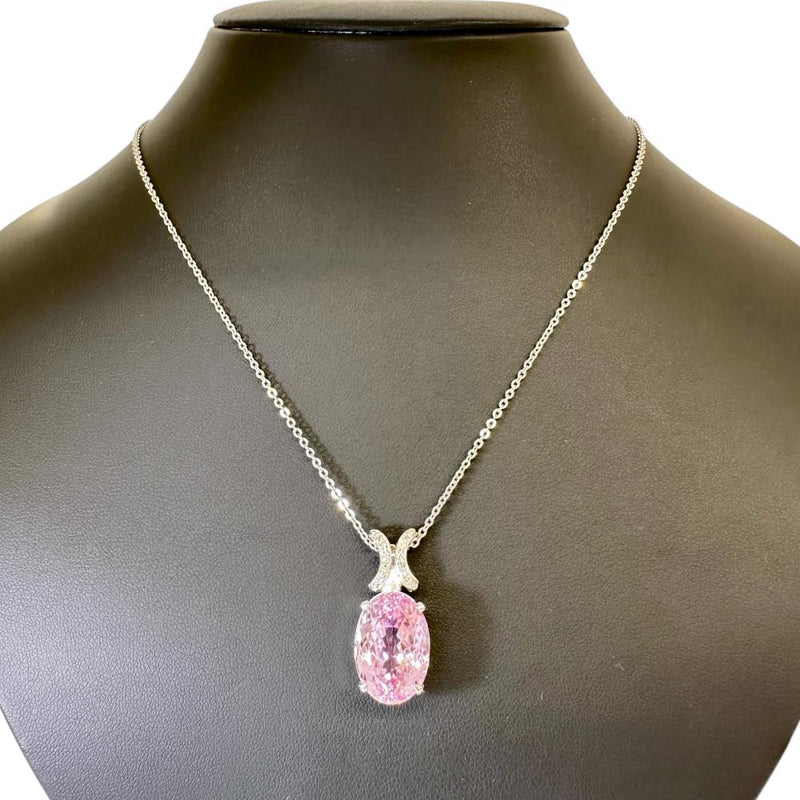 クンツァイト 16.49ct ダイヤモンド 0.05ct ペンダントトップ K18WGホワイトゴールド 18金 8.1g レディース
【中古】【真子質店】【NN】




【MiTMo】