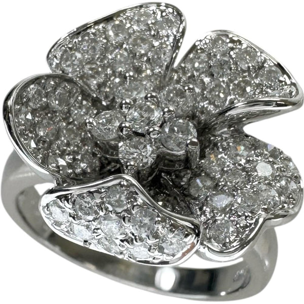 14.5号 フラワーモチーフ ダイヤモンド 1.15ct リング・指輪 K18WGホワイトゴールド 18金 8.3g レディース
【中古】【真子質店】【NN】




【IMaTx】