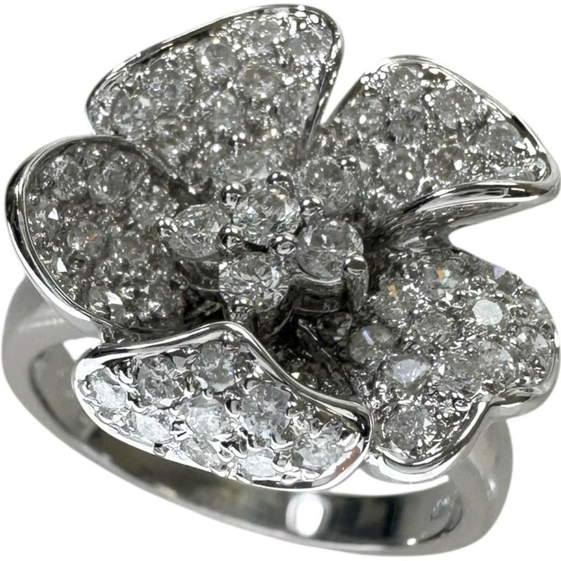 14.5号 フラワーモチーフ ダイヤモンド 1.15ct リング・指輪 K18WGホワイトゴールド 18金 8.3g レディース
【中古】【真子質店】【NN】




【IMaTx】
