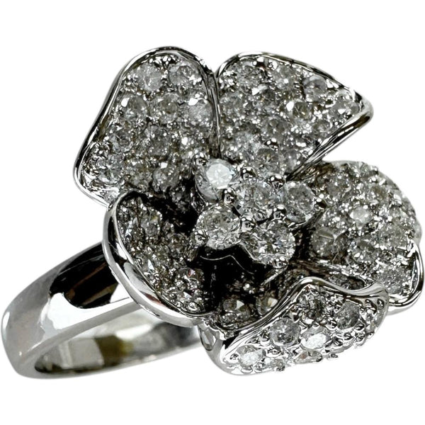 14.5号 フラワーモチーフ ダイヤモンド 1.15ct リング・指輪 K18WGホワイトゴールド 18金 8.3g レディース
【中古】【真子質店】【NN】




【IMaTx】