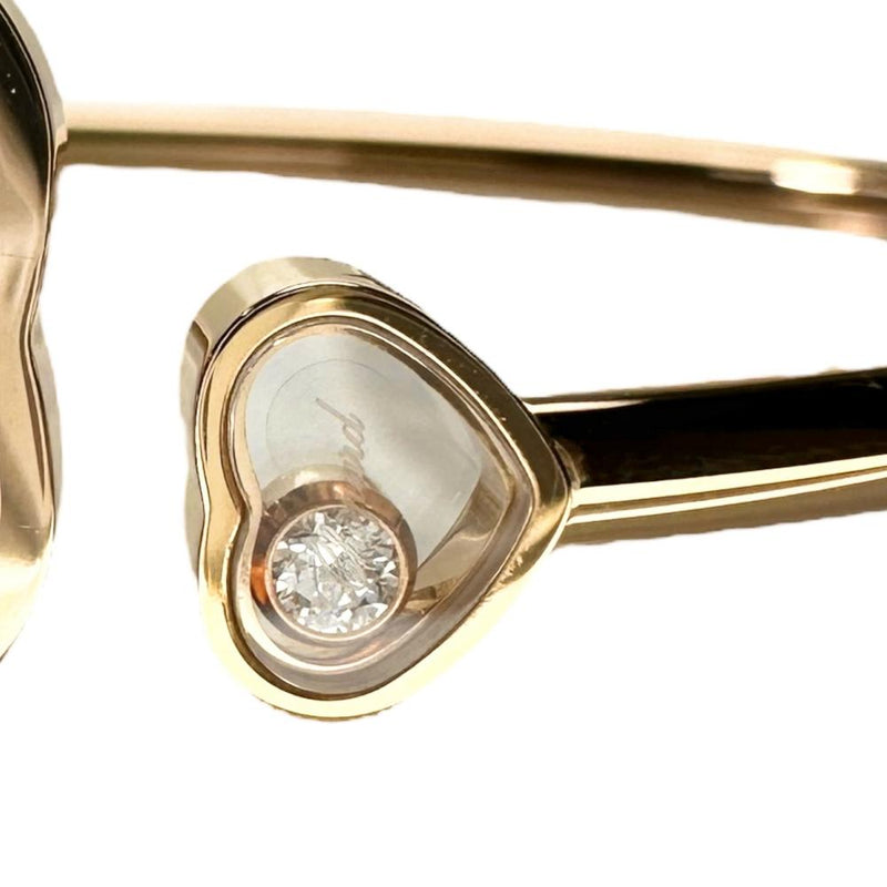 【Chopard/ショパール】 ハッピーハート　グリーンカルセドニー バングル ムービングダイヤモンド 0.05ct ブレスレット K18PGピンクゴールド 18金 10.0g 15.5cm レディース
【中古】【真子質店】【GD】




【IYMiMa】