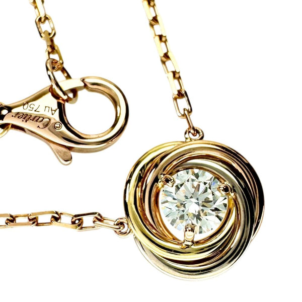 【CARTIER/カルティエ】 トリニティ 1Pダイヤモンド（推定0.17ct） ネックレス K18ゴールド 18金/YG/WG/PG 2.7g 41cm レディース
【中古】【真子質店】【BL】




【TMiYx】