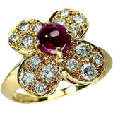 10号【Van Cleef & Arpels/ヴァンクリーフ＆アーペル】 トレフル カボションルビー 0.43ct ダイヤモンド 0.43ct リング・指輪 K18ゴールド 18金 5.1g レディース
【中古】【真子質店】【BL】




【DMaTMa】