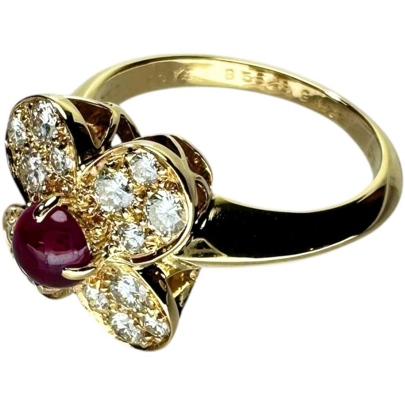 10号【Van Cleef & Arpels/ヴァンクリーフ＆アーペル】 トレフル カボションルビー 0.43ct ダイヤモンド 0.43ct リング・指輪 K18ゴールド 18金 5.1g レディース
【中古】【真子質店】【BL】




【DMaTMa】