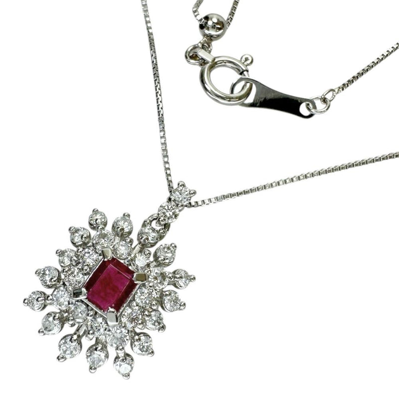 レッドベリル 0.153ct ダイヤモンド 0.50ct ネックレス Pt900プラチナ/Pt850プラチナ 3.2g 45cm レディース
【中古】【真子質店】【NN】




【MiMoMi】