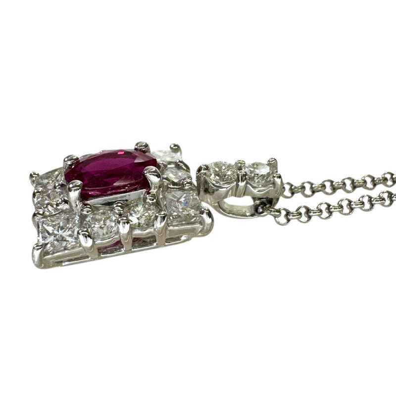 ビルマ産ルビー 0.72ct ダイヤモンド 0.85ct ネックレス Pt900プラチナ/Pt850プラチナ 5.1g 41cm レディース
【中古】【真子質店】【NN】




【IYSD】