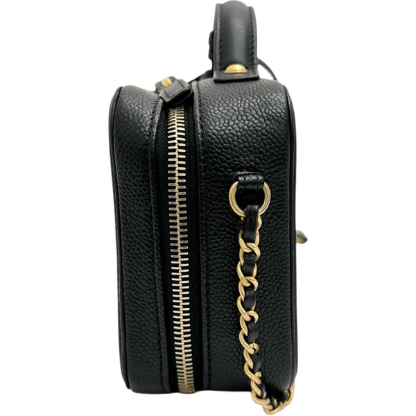 【CHANEL/シャネル】 フィリグリー バニティバッグ A93342 2WAYショルダーバッグ ハンドバッグ 27番（2019年頃） キャビアスキン ブラックレザー/ゴールド金具 レディース【中古】【真子質店】【BL】




【MaMaDD】