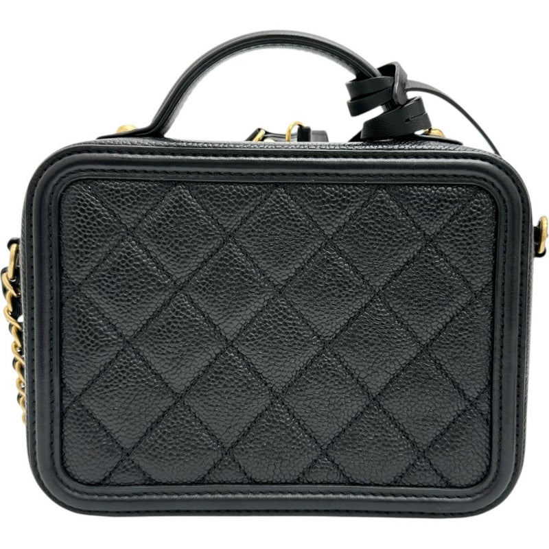 【CHANEL/シャネル】 フィリグリー バニティバッグ A93342 2WAYショルダーバッグ ハンドバッグ 27番（2019年頃） キャビアスキン ブラックレザー/ゴールド金具 レディース【中古】【真子質店】【BL】




【MaMaDD】