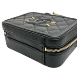 【CHANEL/シャネル】 フィリグリー バニティバッグ A93342 2WAYショルダーバッグ ハンドバッグ 27番（2019年頃） キャビアスキン ブラックレザー/ゴールド金具 レディース【中古】【真子質店】【BL】




【MaMaDD】