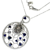 亀モチーフ サファイア 0.88ct ダイヤモンド 0.01/0.96ct ネックレス K18WGホワイトゴールド 18金 8.1g 45cm レディース
【中古】【真子質店】【NN】




【IDSY】