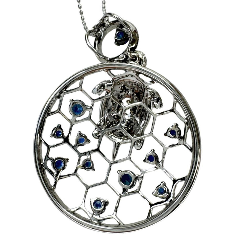 亀モチーフ サファイア 0.88ct ダイヤモンド 0.01/0.96ct ネックレス K18WGホワイトゴールド 18金 8.1g 45cm レディース
【中古】【真子質店】【NN】




【IDSY】