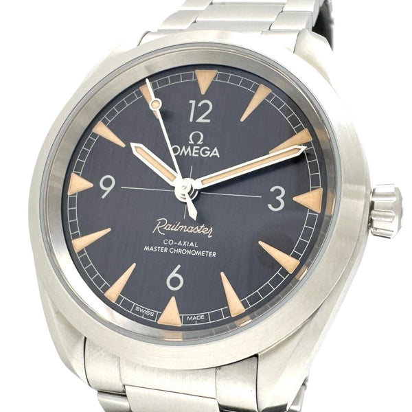 【OMEGA/オメガ】 レイルマスター 220.10.40.20.01.001 腕時計 ステンレススチール 自動巻き/オートマ ブラック文字盤/シルバーベルト メンズ
【中古】【真子質店】【BL】




【MaYTx】