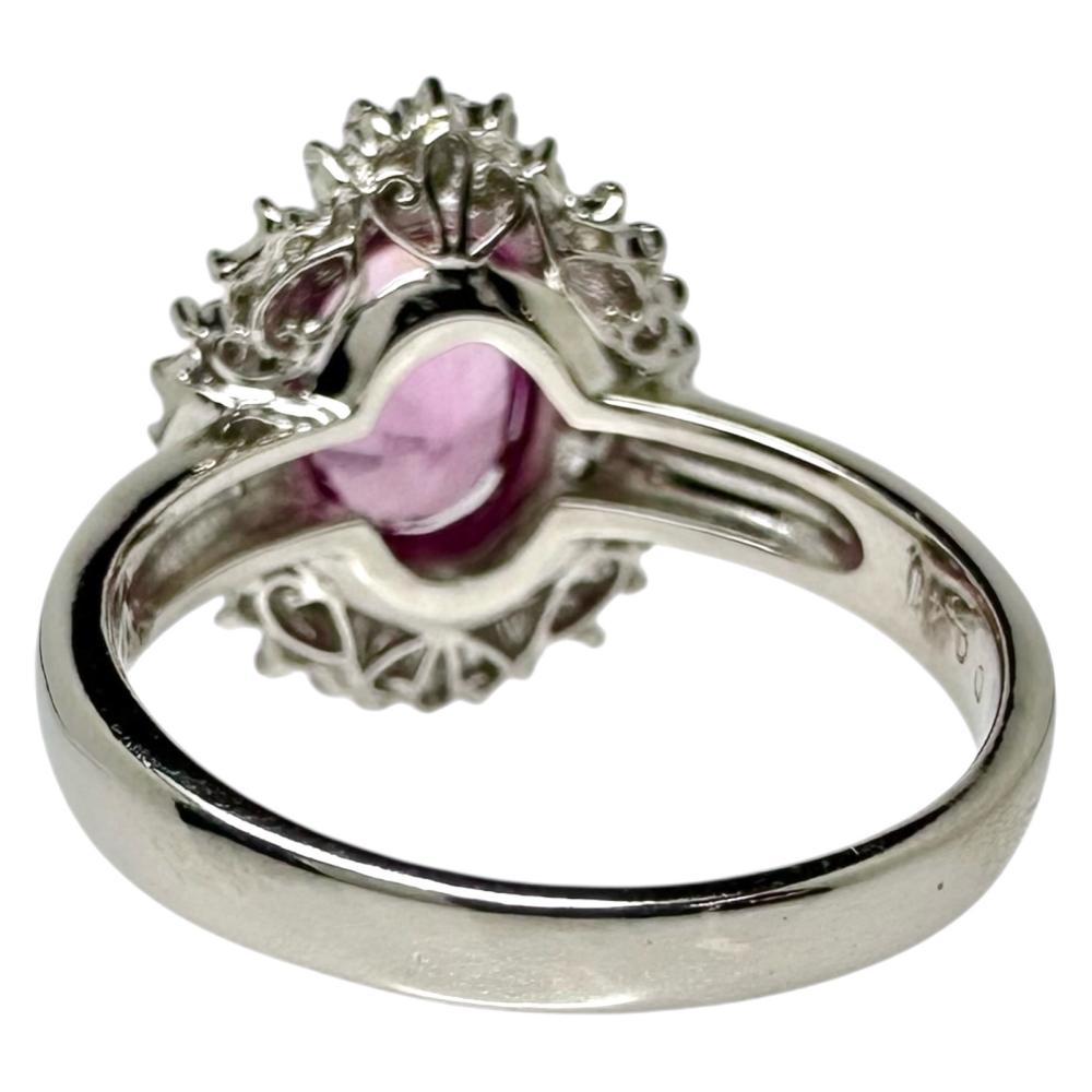 11.5号 ピンクスピネル 1.996ct ダイヤモンド 計0.41ct リング・指輪