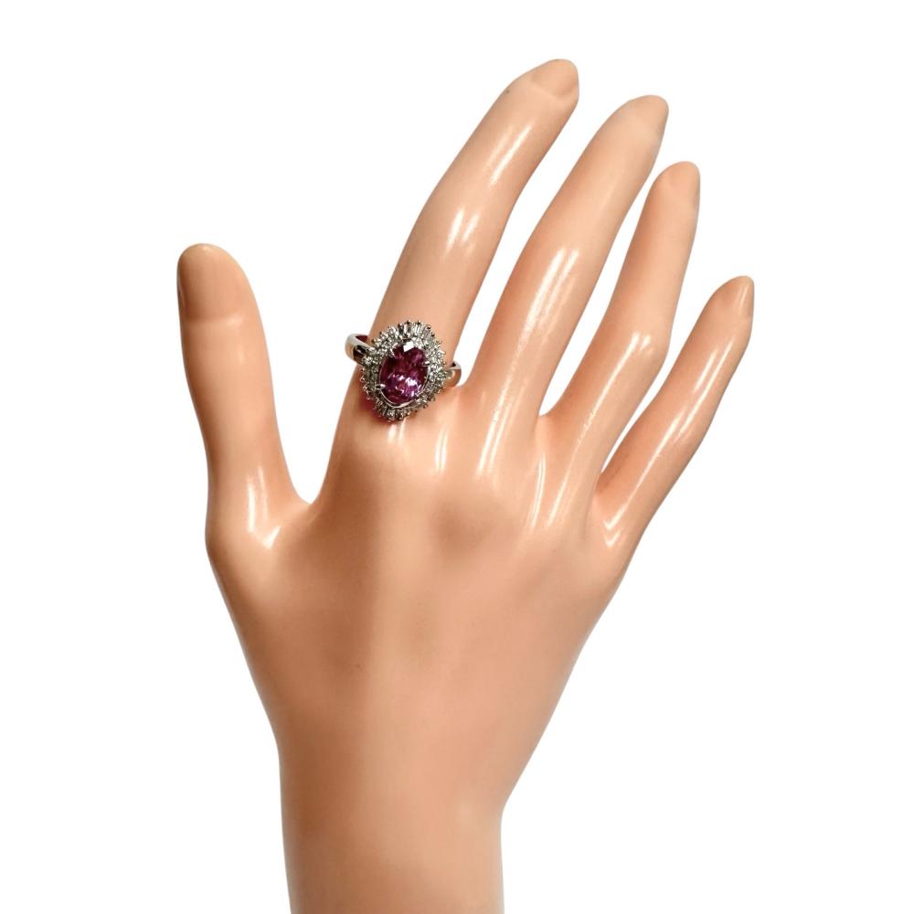11.5号 ピンクスピネル 1.996ct ダイヤモンド 計0.41ct リング・指輪 11.5号 ピンクスピネル 1.996ct ダイヤモンド 計0.41ct リング・指輪
