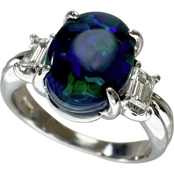 12号 ブラックオパール 2.15ct ダイヤモンド 0.35ct リング・指輪 Pt900プラチナ 7.0g レディース
【中古】【真子質店】【NN】




【IDMax】