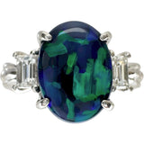 12号 ブラックオパール 2.15ct ダイヤモンド 0.35ct リング・指輪 Pt900プラチナ 7.0g レディース
【中古】【真子質店】【NN】




【IDMax】