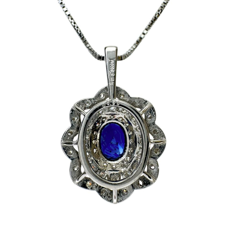 サファイア 1.137ct ダイヤモンド 0.95ct ネックレス Pt850プラチナ/Pt900プラチナ 7.2g 46cm レディース
【中古】【真子質店】【NN】




【ITIx】