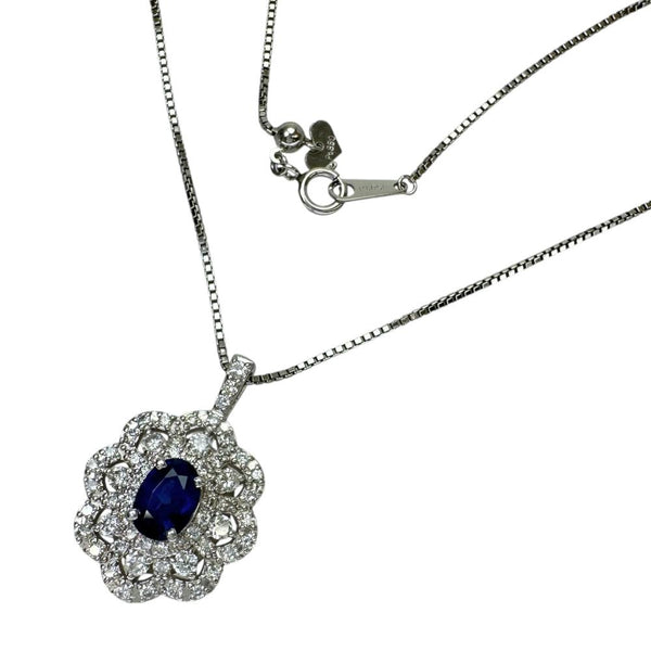 サファイア 1.137ct ダイヤモンド 0.95ct ネックレス Pt850プラチナ/Pt900プラチナ 7.2g 46cm レディース
【中古】【真子質店】【NN】




【ITIx】