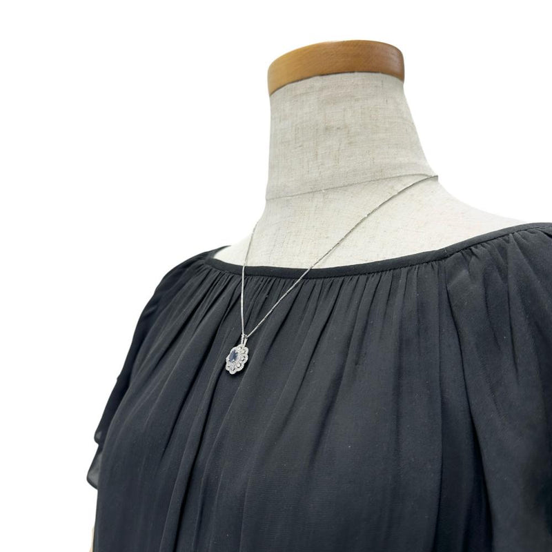 サファイア 1.137ct ダイヤモンド 0.95ct ネックレス Pt850プラチナ/Pt900プラチナ 7.2g 46cm レディース
【中古】【真子質店】【NN】




【ITIx】